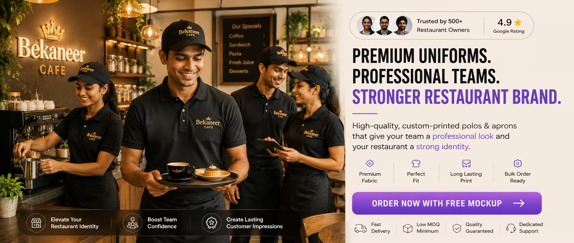 Hero promotional banner