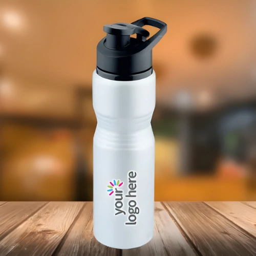 Attractive White Printed Sipper Bottle