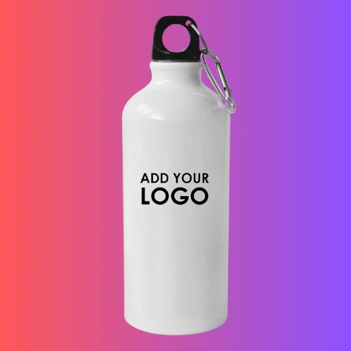 Personalized Stylish White Printed Sipper Bottle